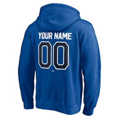Royal Toronto Blue Jays Personalized Winning Streak Name & Number Pullover Hoodie