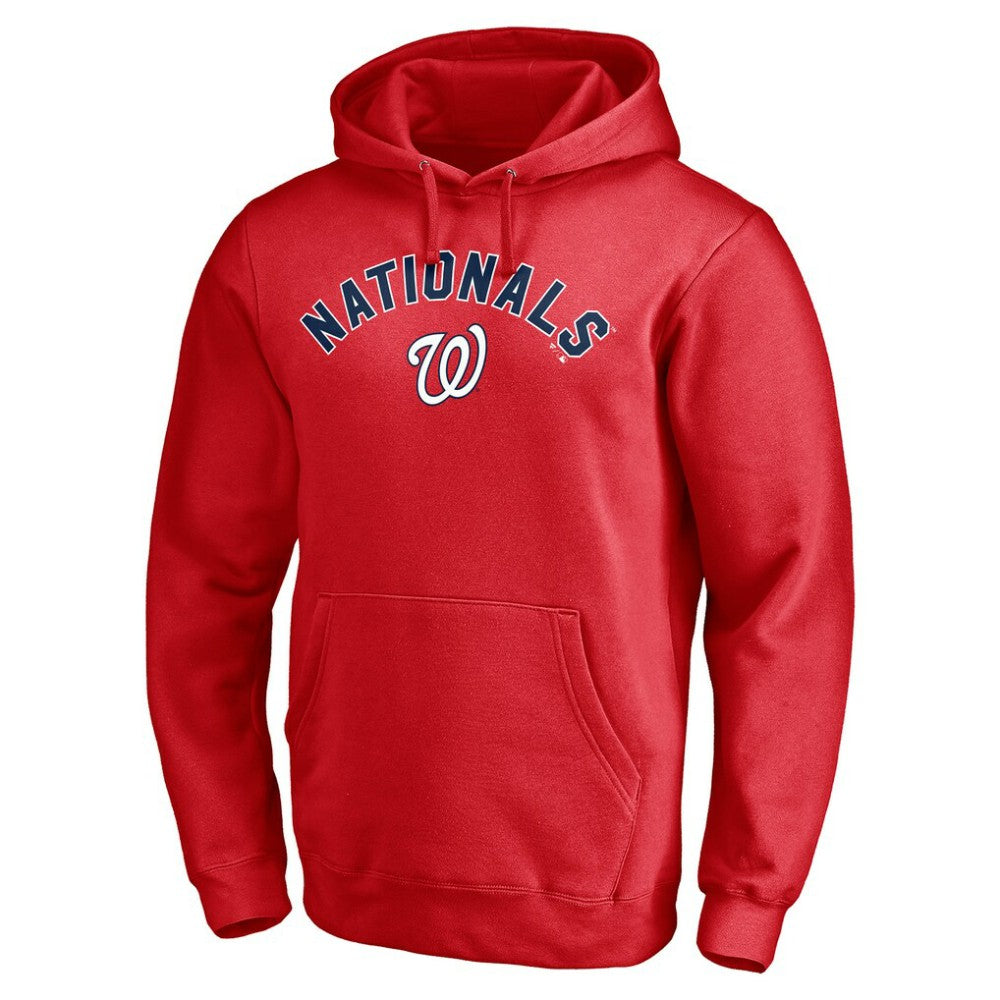 Red Washington Nationals Personalized Winning Streak Name & Number Pullover Hoodie