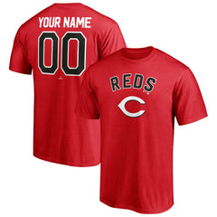 Red Cincinnati Reds Personalized Team Winning Streak Name & Number T-Shirt
