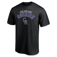 Black Colorado Rockies Personalized Team Winning Streak Name & Number T-Shirt