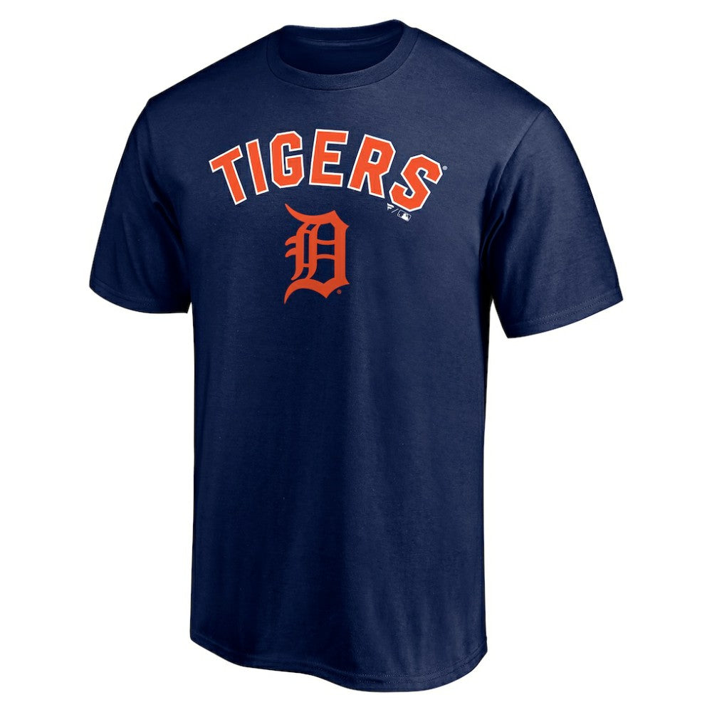Navy Detroit Tigers Personalized Team Winning Streak Name & Number T-Shirt