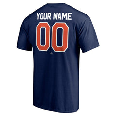 Navy Detroit Tigers Personalized Team Winning Streak Name & Number T-Shirt