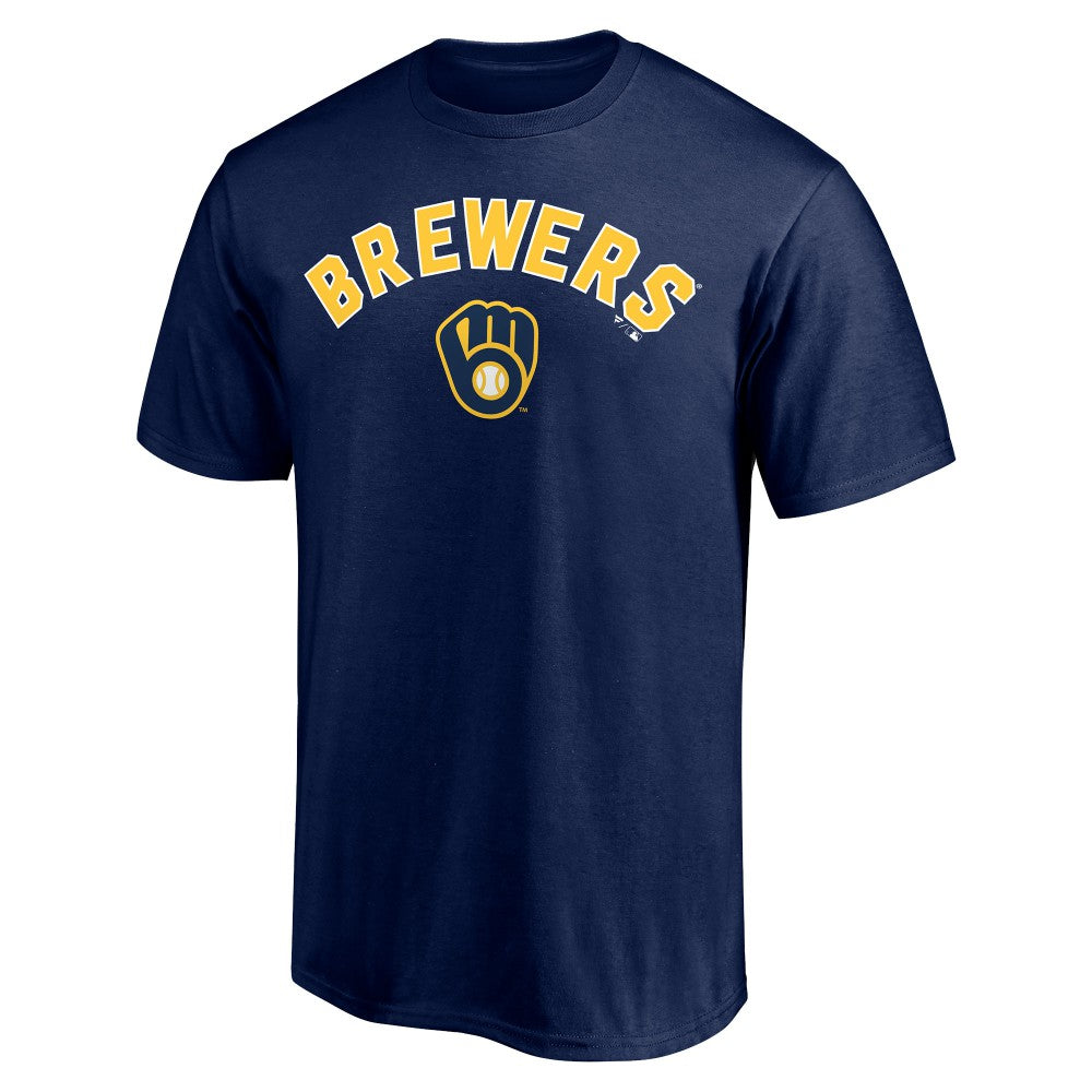 Navy Milwaukee Brewers Personalized Team Winning Streak Name & Number T-Shirt