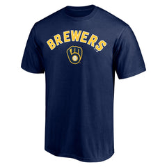 Navy Milwaukee Brewers Personalized Team Winning Streak Name & Number T-Shirt