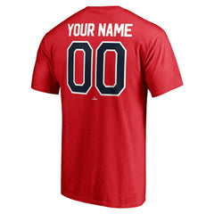Red Washington Nationals Personalized Team Winning Streak Name & Number T-Shirt