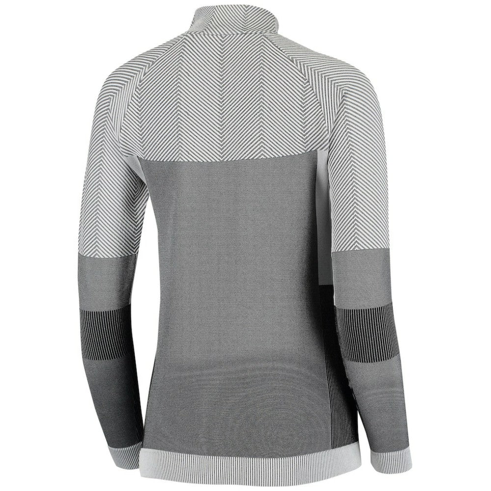 Gray Chicago Cubs Levelwear Women's Verse Asymmetrical Raglan Tri-Blend Quarter-Zip Jacket