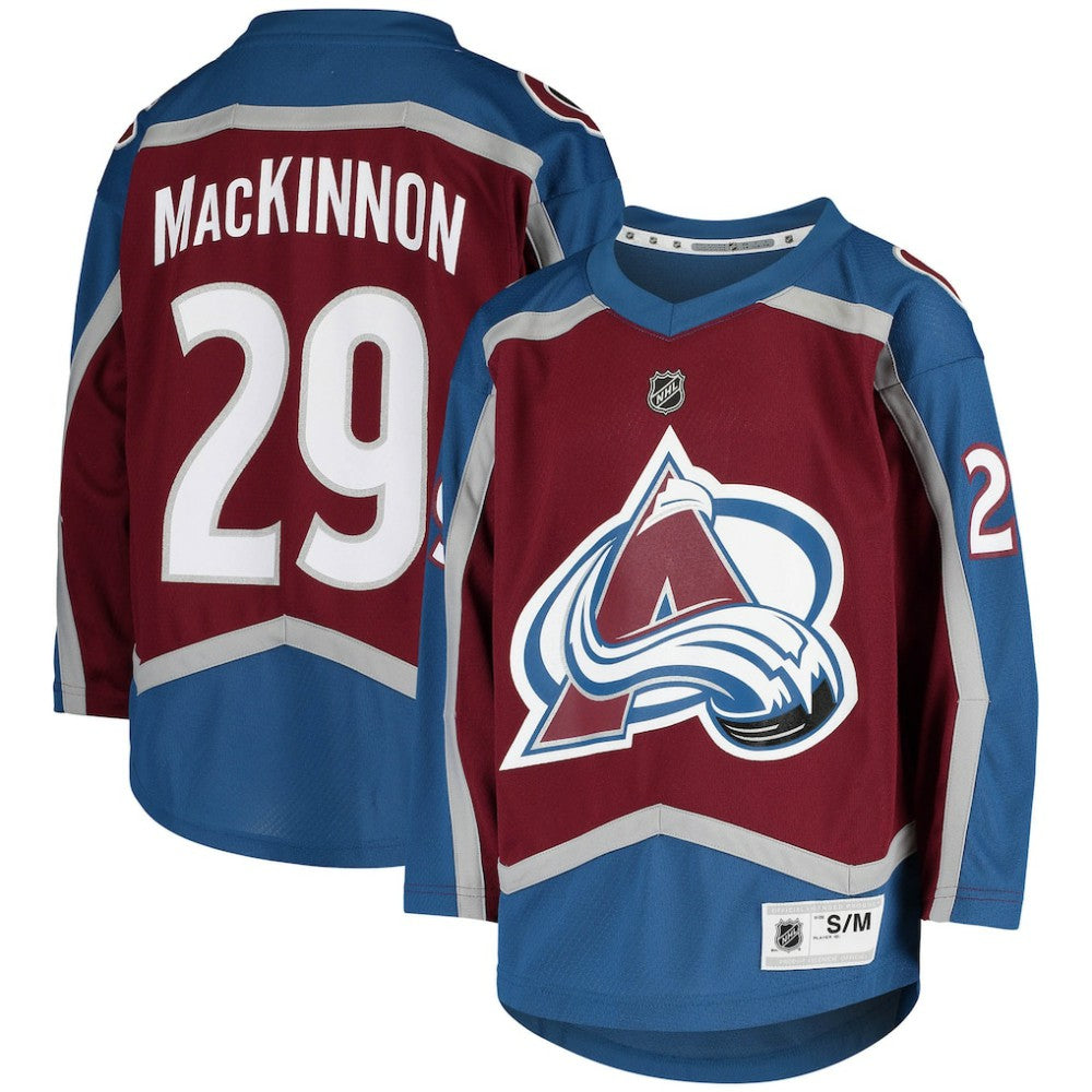 NHL Nathan MacKinnon Colorado Avalanche Youth Home Replica Player Jersey