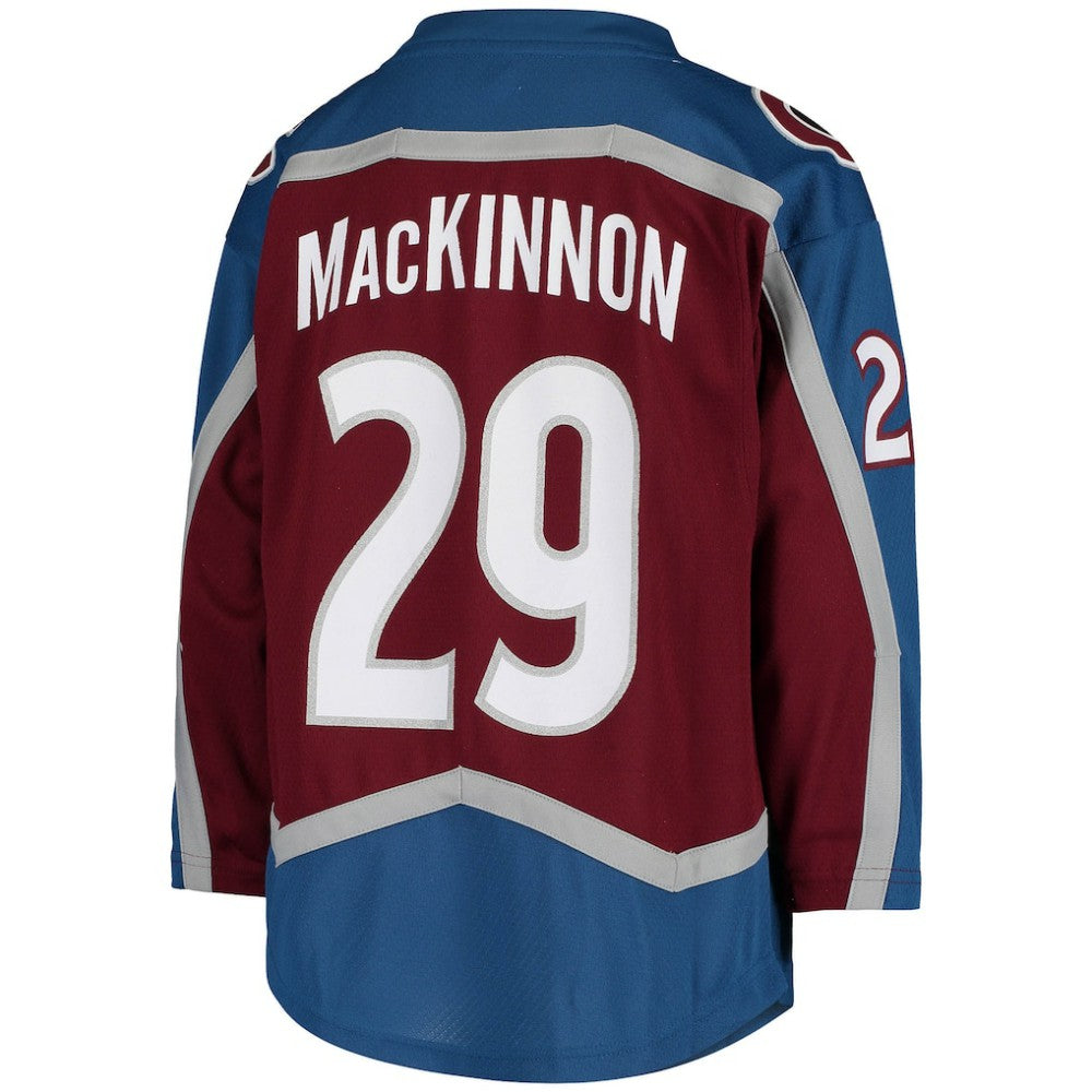 NHL Nathan MacKinnon Colorado Avalanche Youth Home Replica Player Jersey