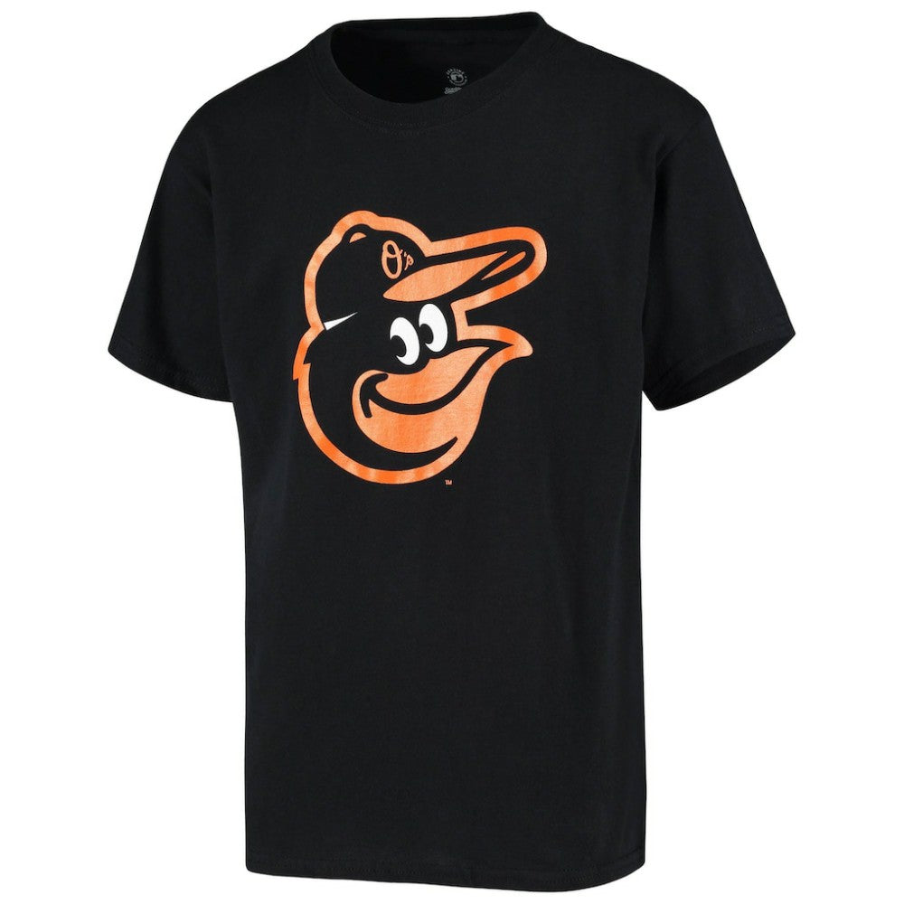 Black Baltimore Orioles Stitches Youth Team Logo T-Shirt