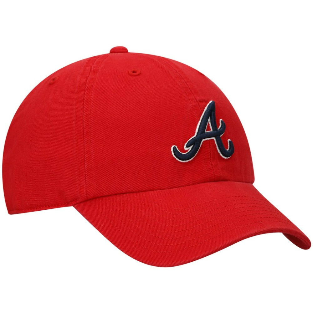 Red Atlanta Braves '47 Clean Up Adjustable Hat