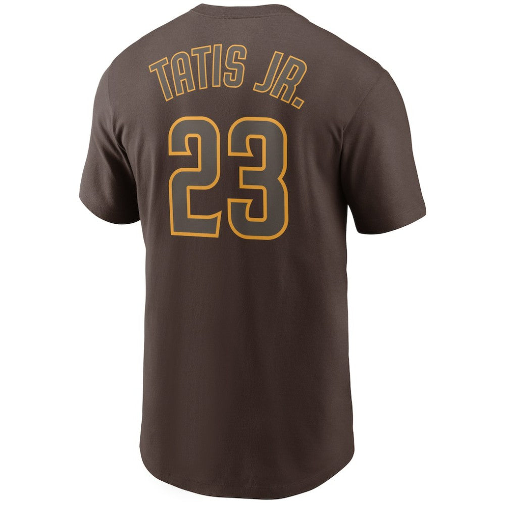 Brown Fernando Tatis Jr. San Diego Padres Nike Name & Number T-Shirt