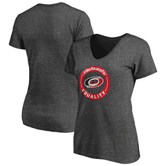 NHL Carolina Hurricanes Women's #WeSkateFor V-Neck T-Shirt