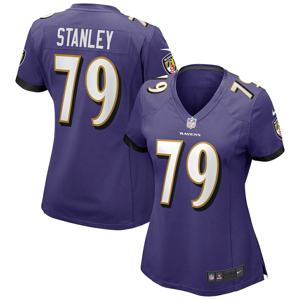 Ronnie Stanley  Women's Game Jersey - Baltimore Ravens Jerseys
