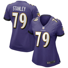 Ronnie Stanley  Women's Game Jersey - Baltimore Ravens Jerseys