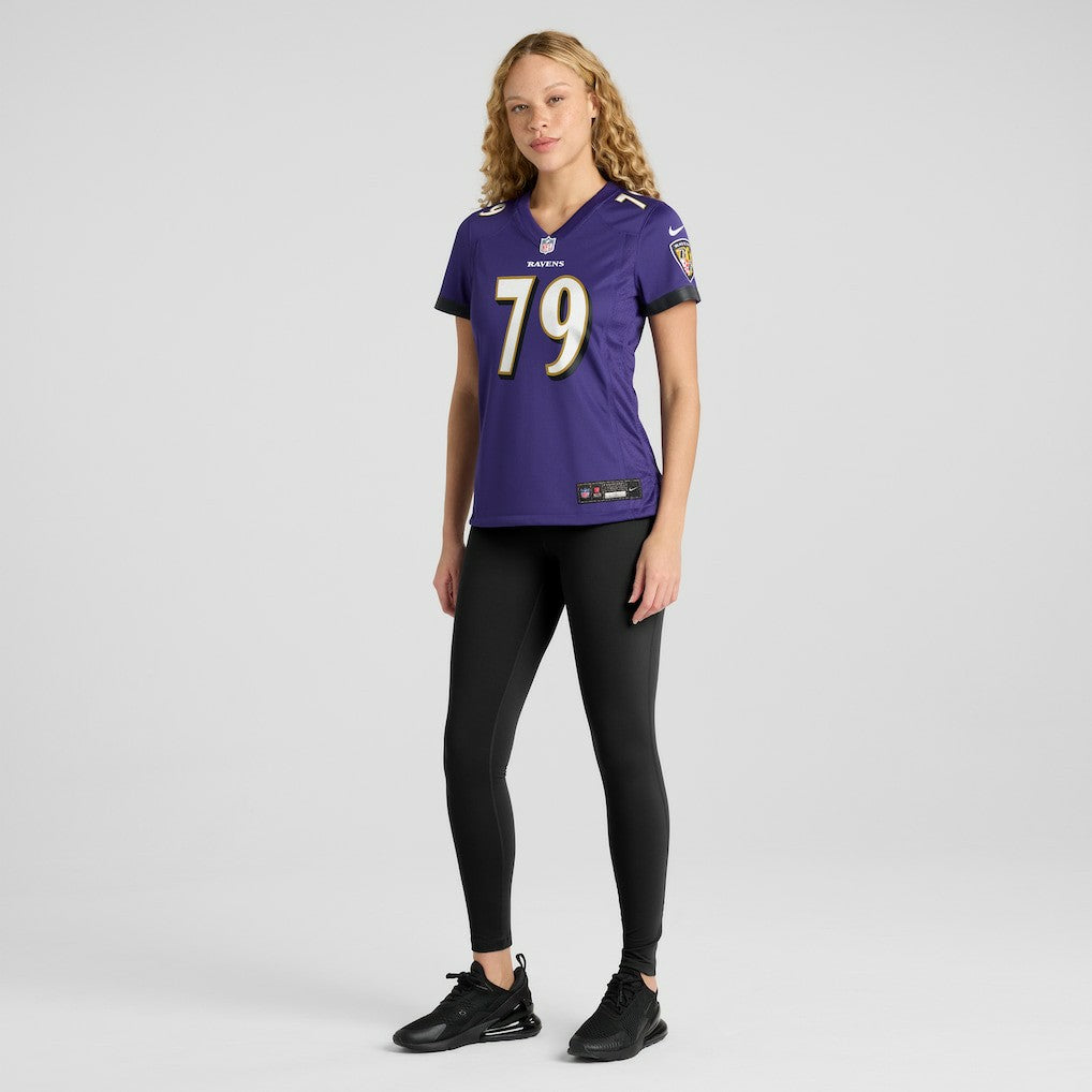 Ronnie Stanley  Women's Game Jersey - Baltimore Ravens Jerseys