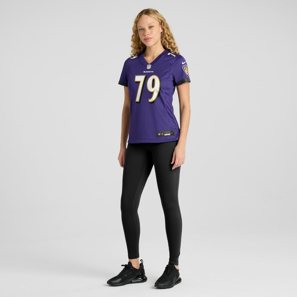Ronnie Stanley  Women's Game Jersey - Baltimore Ravens Jerseys