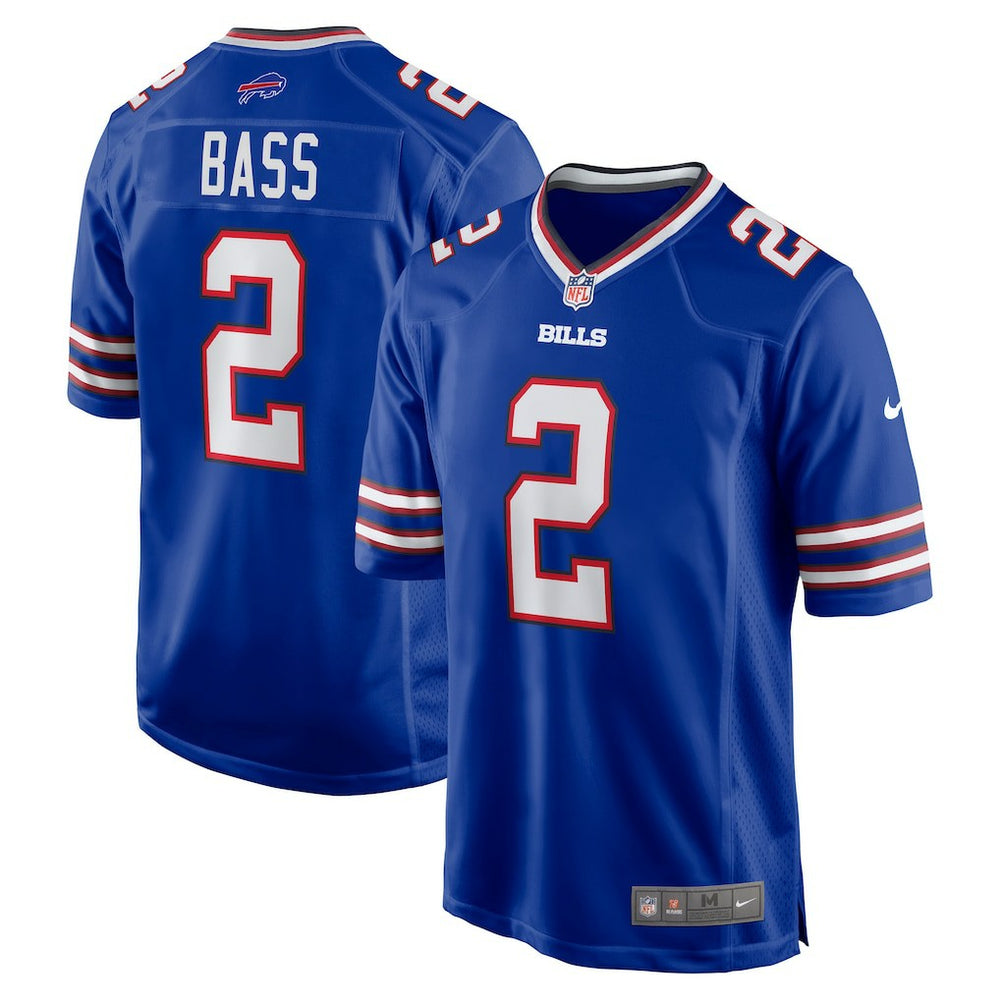 Tyler Bass  Game Player Jersey - Buffalo Bills Jerseys