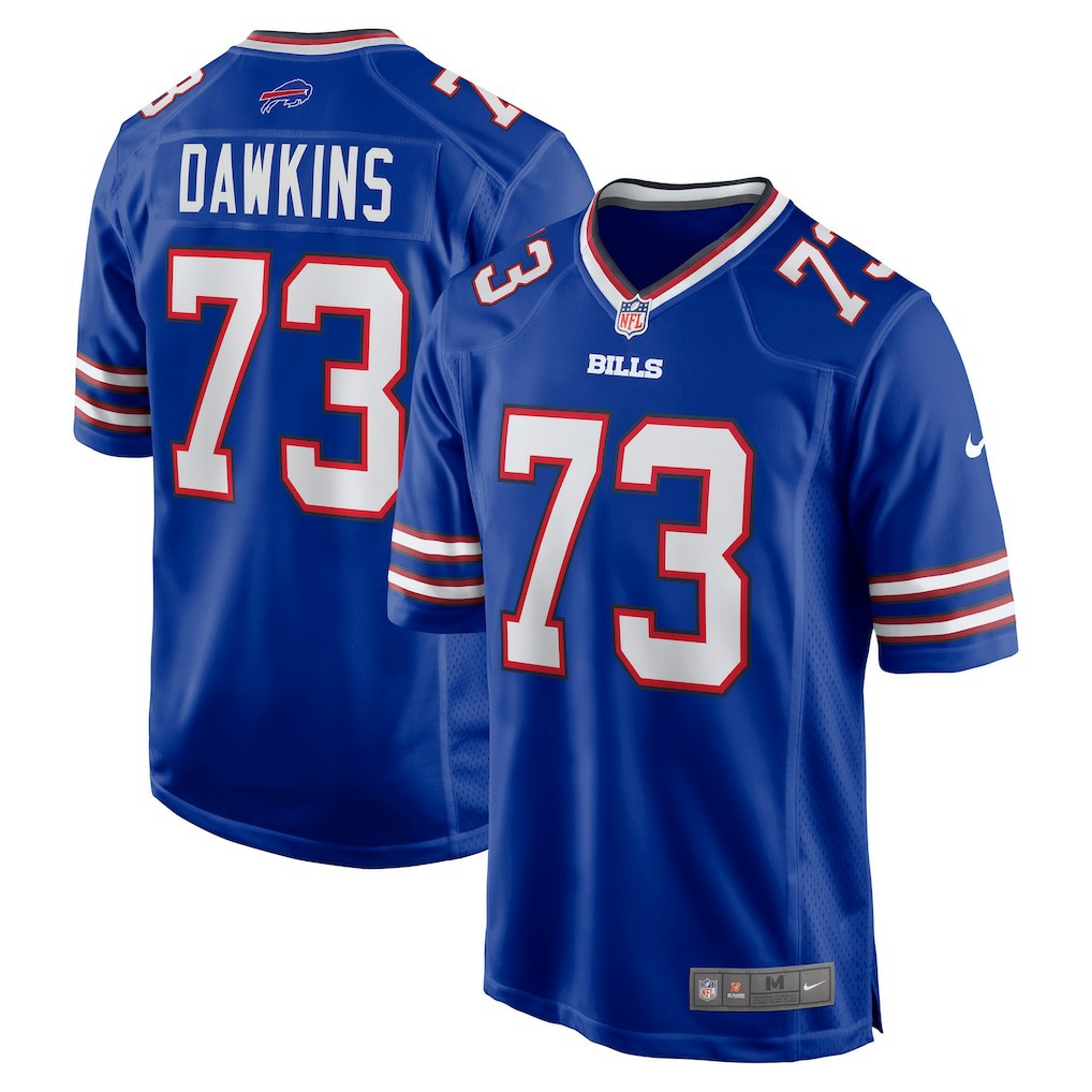 Dion Dawkins  Game Player Jersey - Buffalo Bills Jerseys