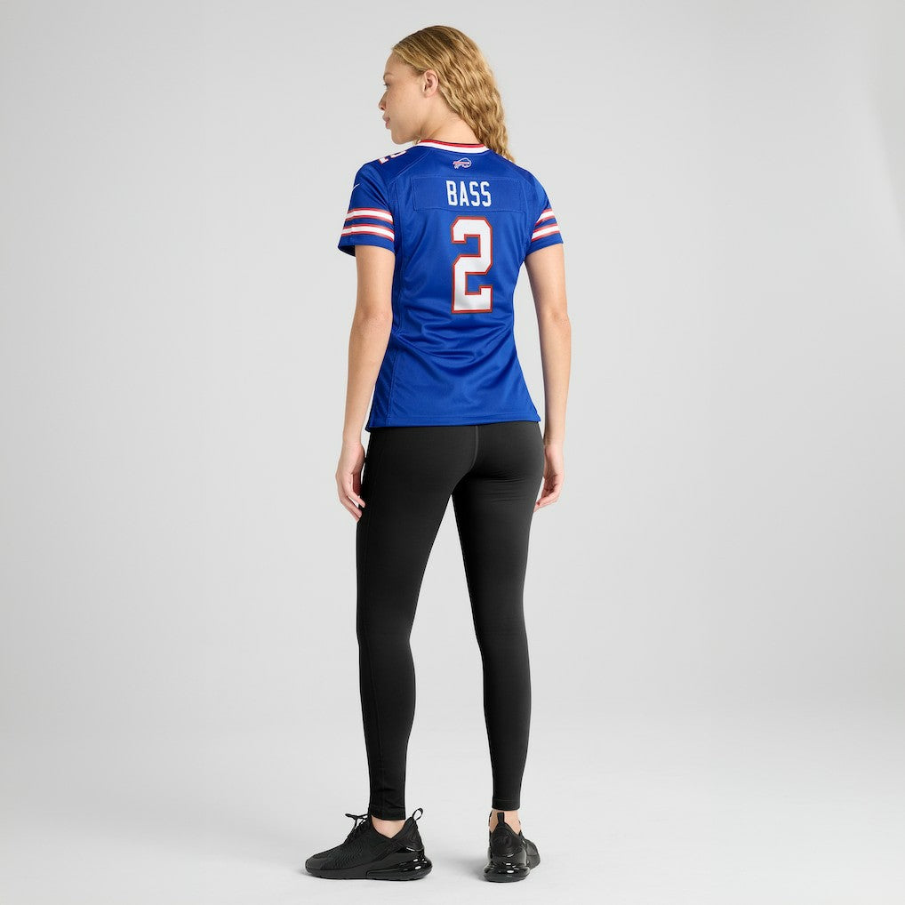 Tyler Bass  Women's Game Jersey - Buffalo Bills Jerseys