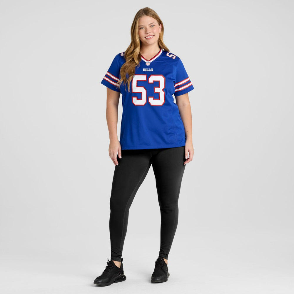 Tyrel Dodson  Women's Game Jersey - Buffalo Bills Jerseys