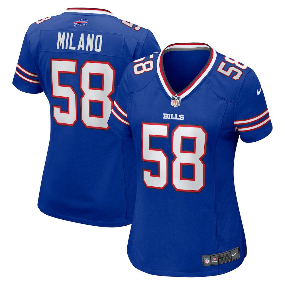Matt Milano  Women's Game Jersey - Buffalo Bills Jerseys