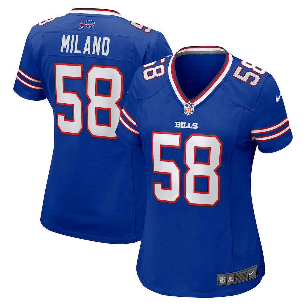 Matt Milano  Women's Game Jersey - Buffalo Bills Jerseys