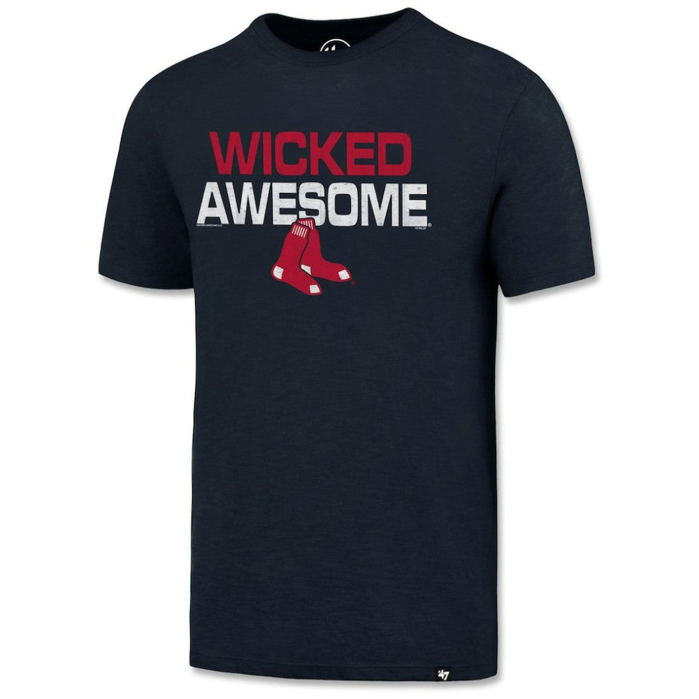 Navy Boston Red Sox '47 Wicked Awesome Scrum T-Shirt