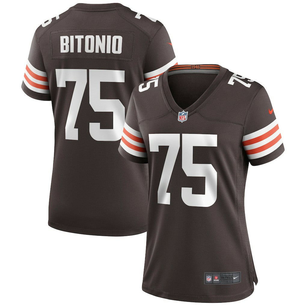 Joel Bitonio  Women's Game Jersey - Cleveland Browns Jerseys