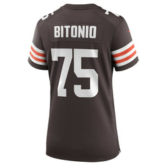 Joel Bitonio  Women's Game Jersey - Cleveland Browns Jerseys