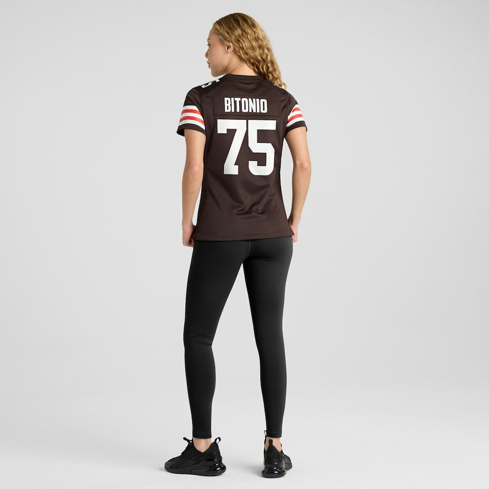 Joel Bitonio  Women's Game Jersey - Cleveland Browns Jerseys