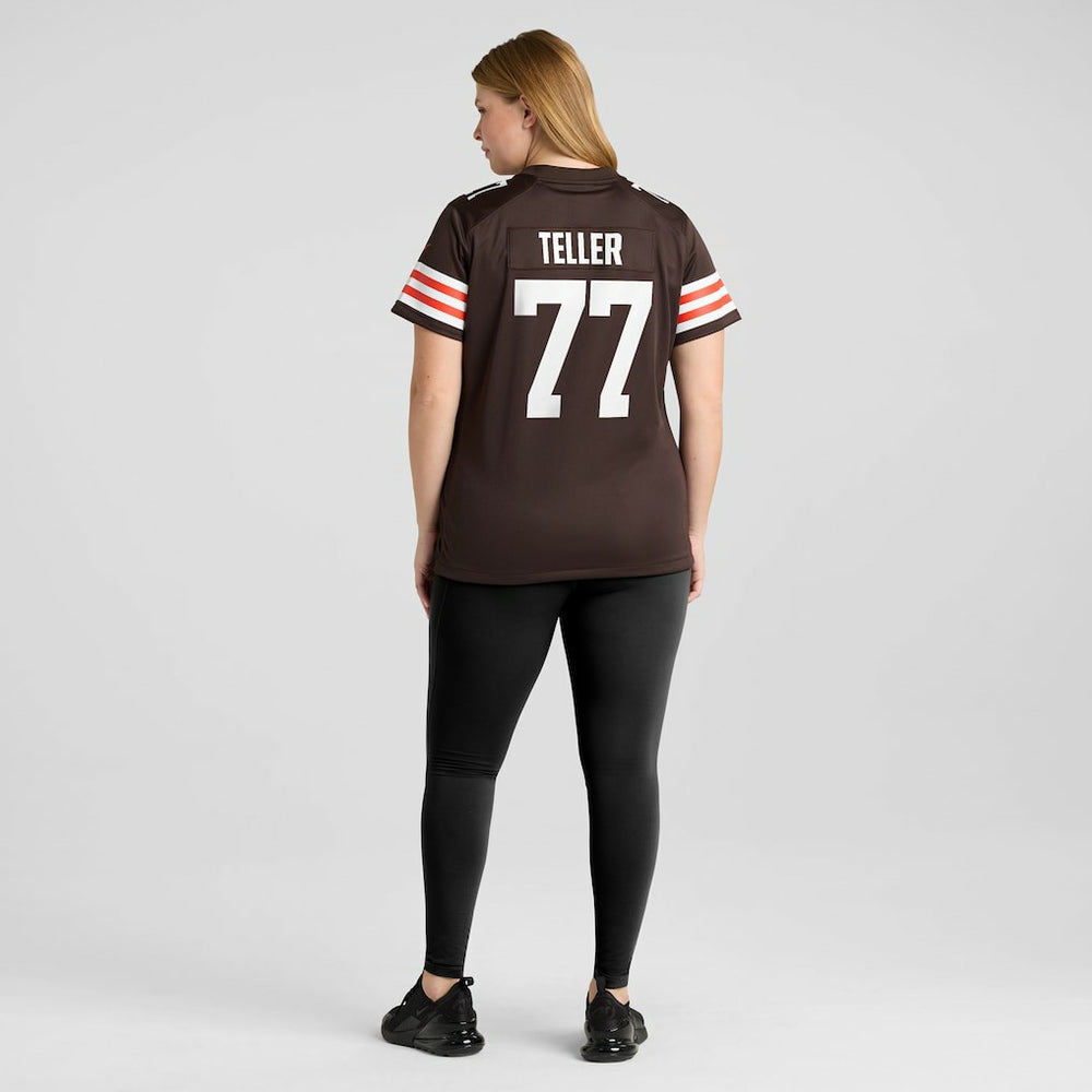 Wyatt Teller  Women's Game Jersey - Cleveland Browns Jerseys