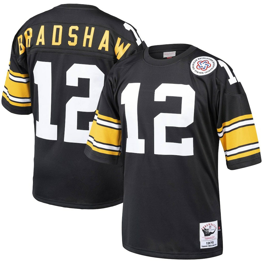 Terry Bradshaw  Authentic Throwback Retired Player Jersey - Pittsburgh Steelers Jerseys