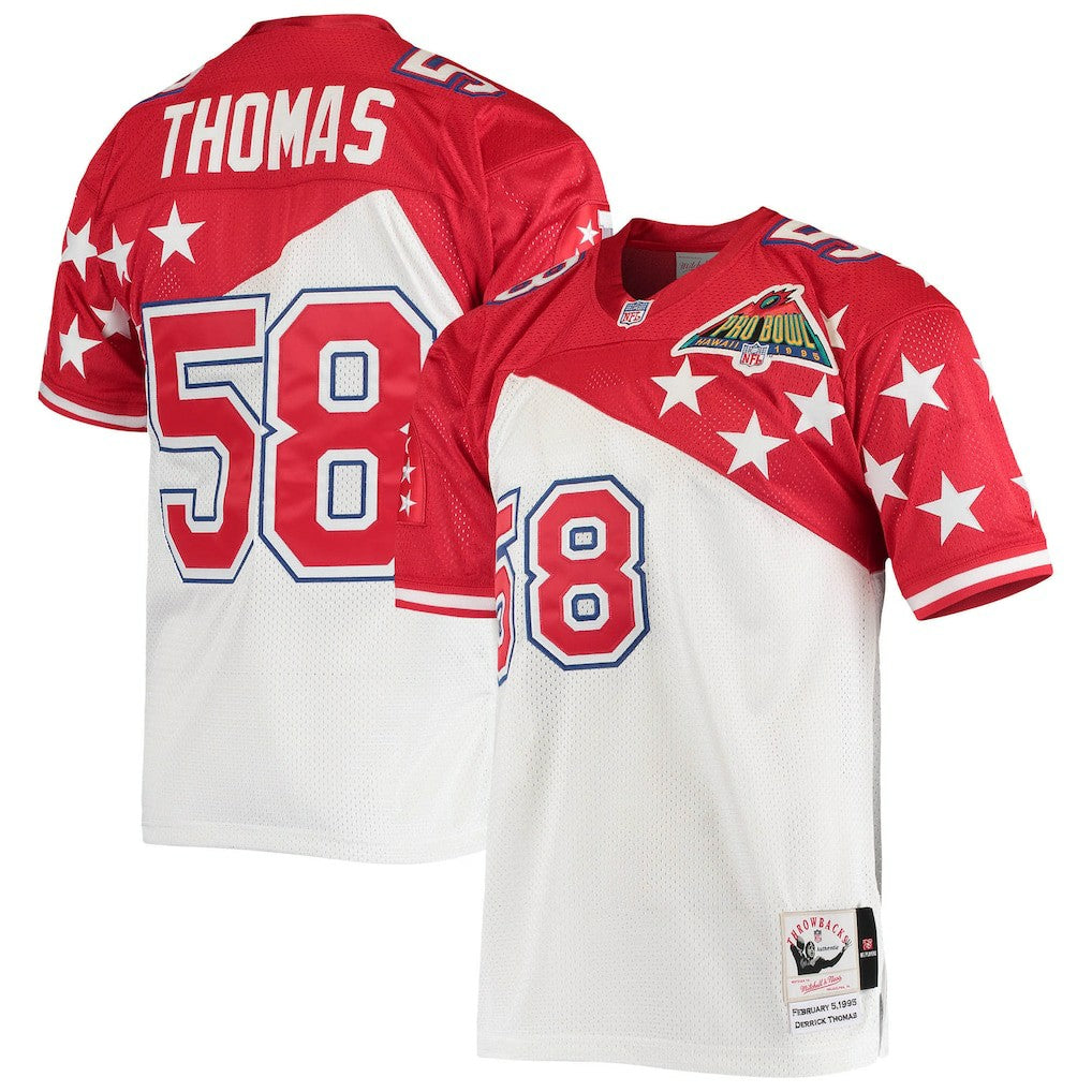 Derrick Thomas AFC 1995 Pro Bowl Authentic Jersey - Kansas City Chiefs Jerseys