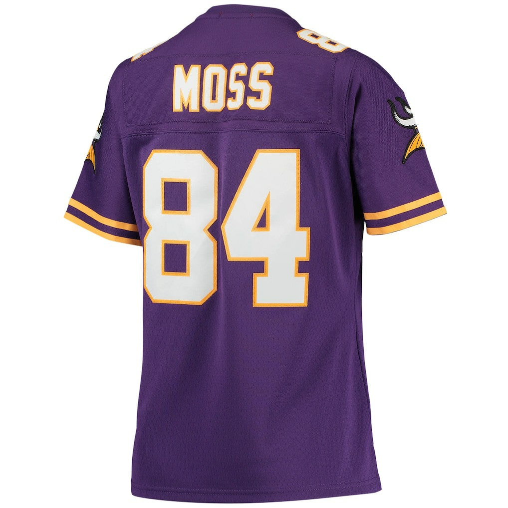 Randy Moss  Women's Legacy Replica Team Jersey - Minnesota Vikings Jerseys