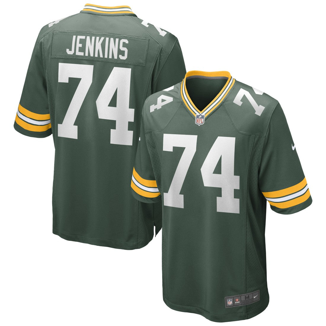 Elgton Jenkins  Game Jersey - Green Bay Packers Jerseys
