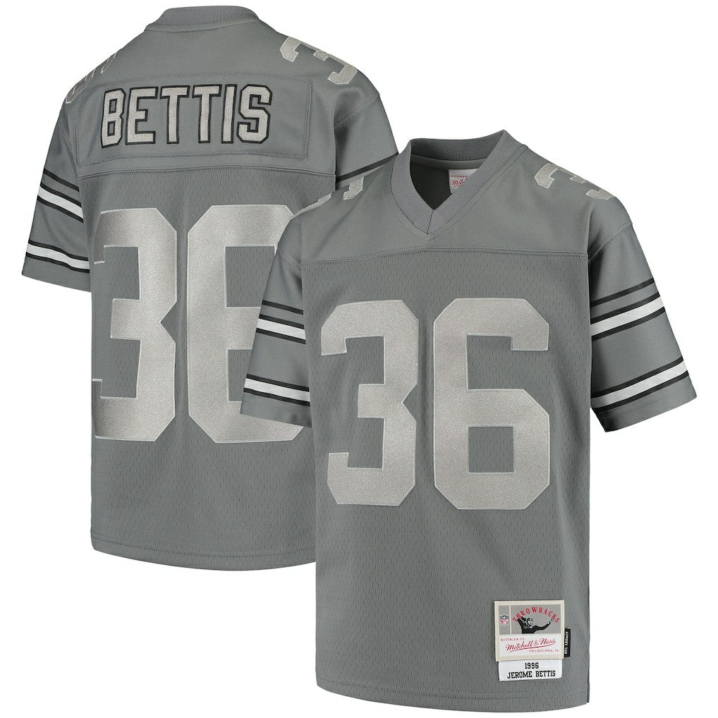 Jerome Bettis  Youth 1996 Retired Player Metal Replica Jersey - Pittsburgh Steelers Jerseys