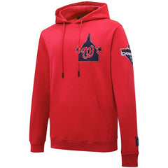 Red Washington Nationals Pro Standard Logo Pullover Hoodie