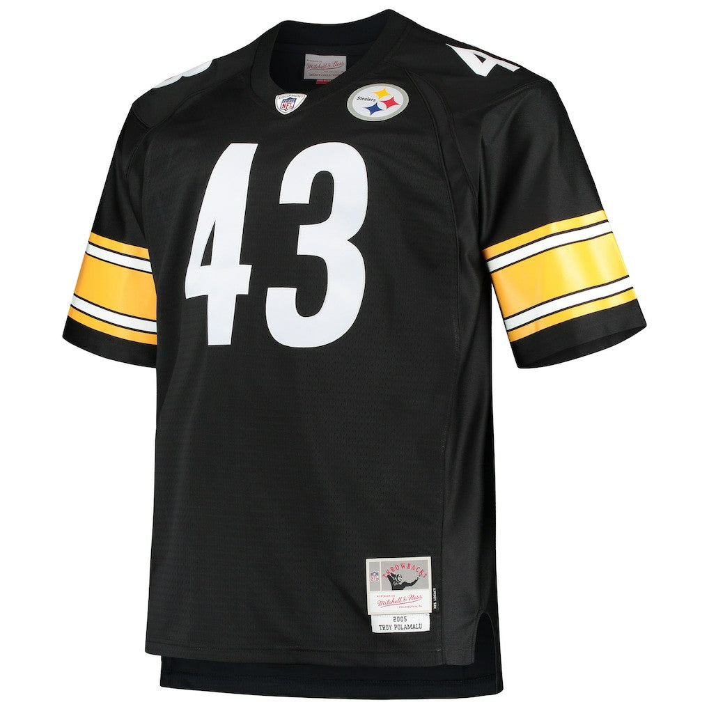 Troy Polamalu  Big & Tall 2005 Retired Player Replica Jersey - Pittsburgh Steelers Jerseys