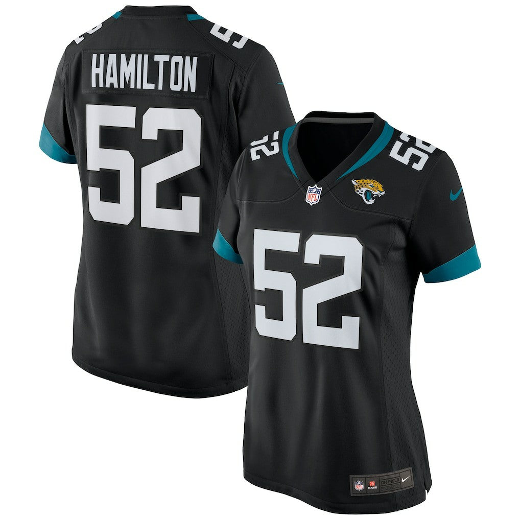 DaVon Hamilton  Women's Game Jersey - Jacksonville Jaguars Jerseys