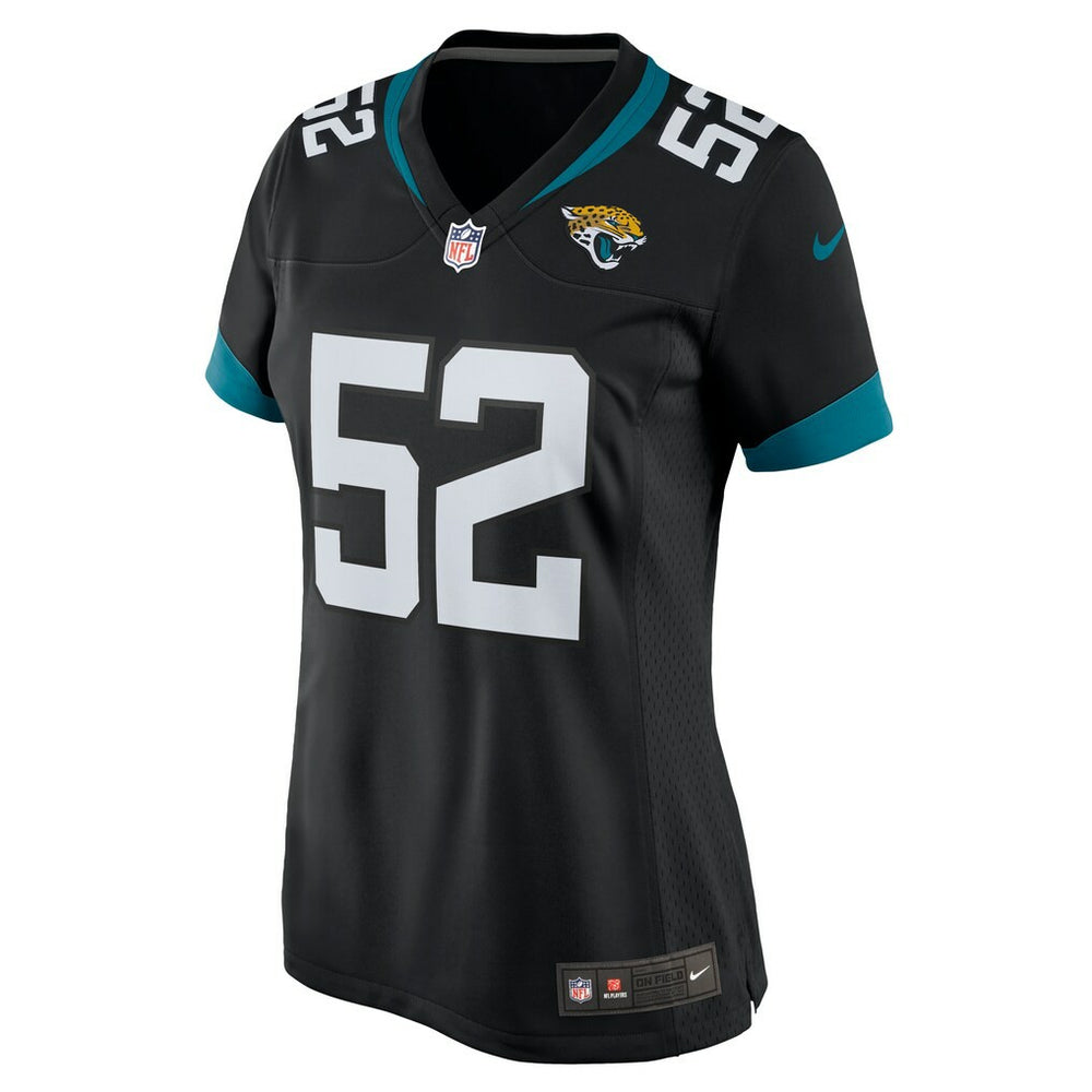 DaVon Hamilton  Women's Game Jersey - Jacksonville Jaguars Jerseys