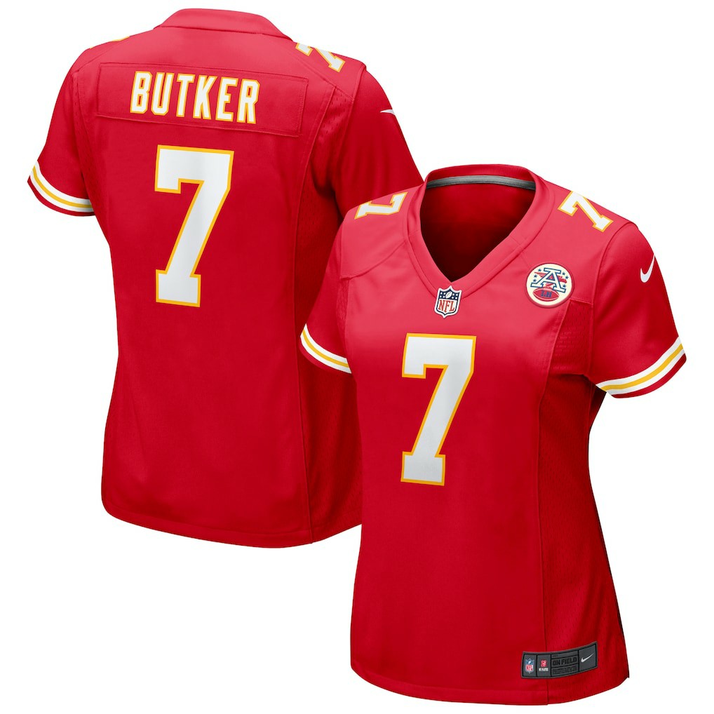 Harrison Butker  Women's Game Jersey - Kansas City Chiefs Jerseys