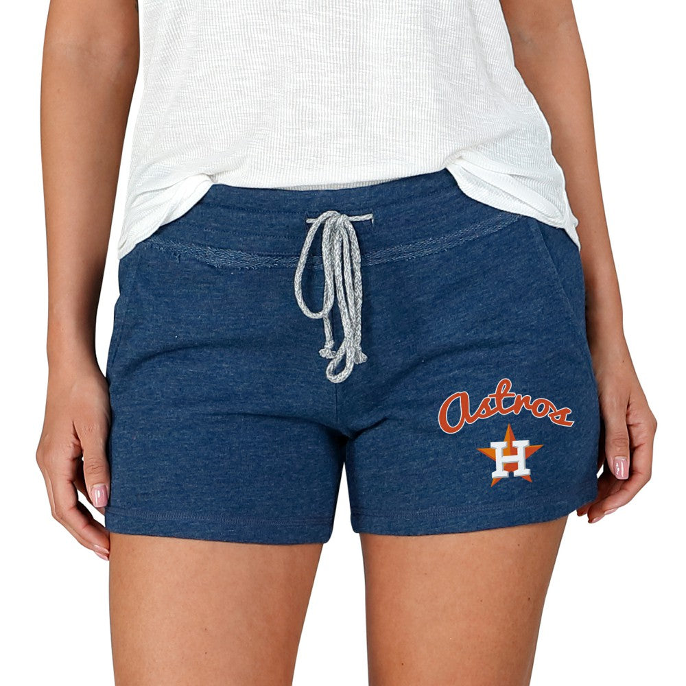 Navy Houston Astros Concepts Sport Women's Mainstream Terry Shorts