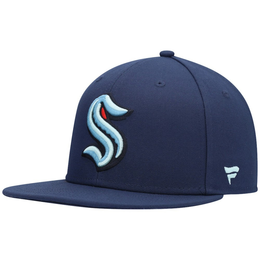 NHL Seattle Kraken Fanatics Primary Logo Snapback Hat