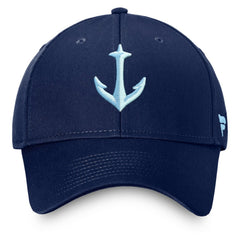 NHL Seattle Kraken Fanatics Core Secondary Logo Adjustable Hat