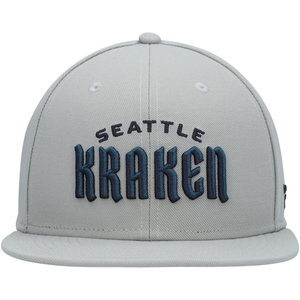 NHL Seattle Kraken Fanatics Wordmark Logo Snapback Hat
