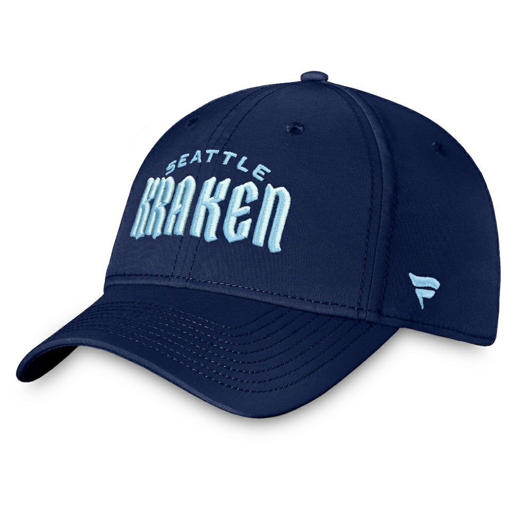 NHL Seattle Kraken Fanatics Wordmark Flex Hat