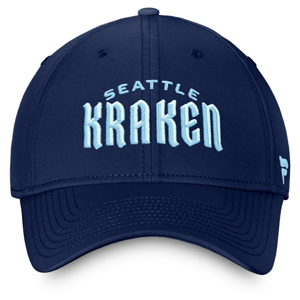 NHL Seattle Kraken Fanatics Wordmark Flex Hat