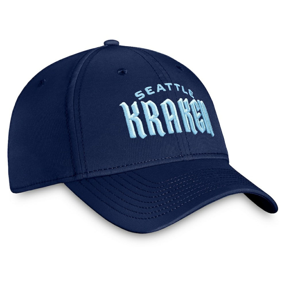 NHL Seattle Kraken Fanatics Wordmark Flex Hat