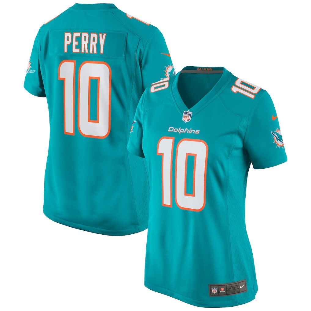 Malcolm Perry  Women's Game Jersey - Miami Dolphins Jerseys