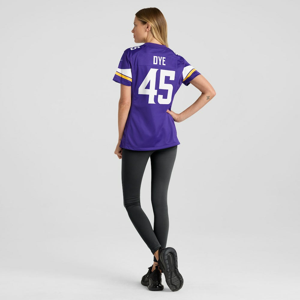 Troy Dye  Women's Game Jersey - Minnesota Vikings Jerseys